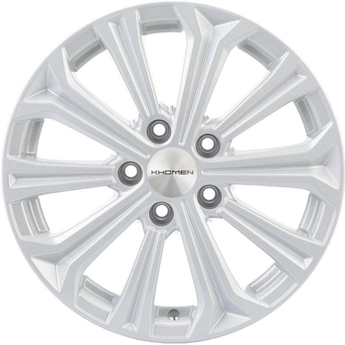 Диски Khomen KHW 1610 6.5x16 5*112 ET50 DIA57.1 F-Silver Литой купить с бесплатной доставкой в пункты выдачи в Петербурге